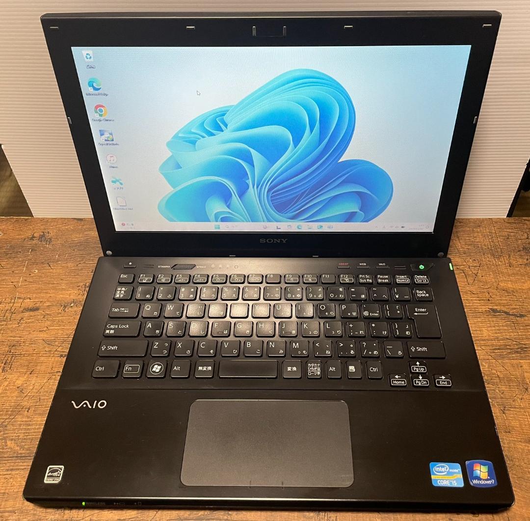Win11搭載 SONY VAIO メモリ8GB SSD240GB ACアダプタ 19.5V ACアダプター（純正） VJ8AC19V73 | VAIO