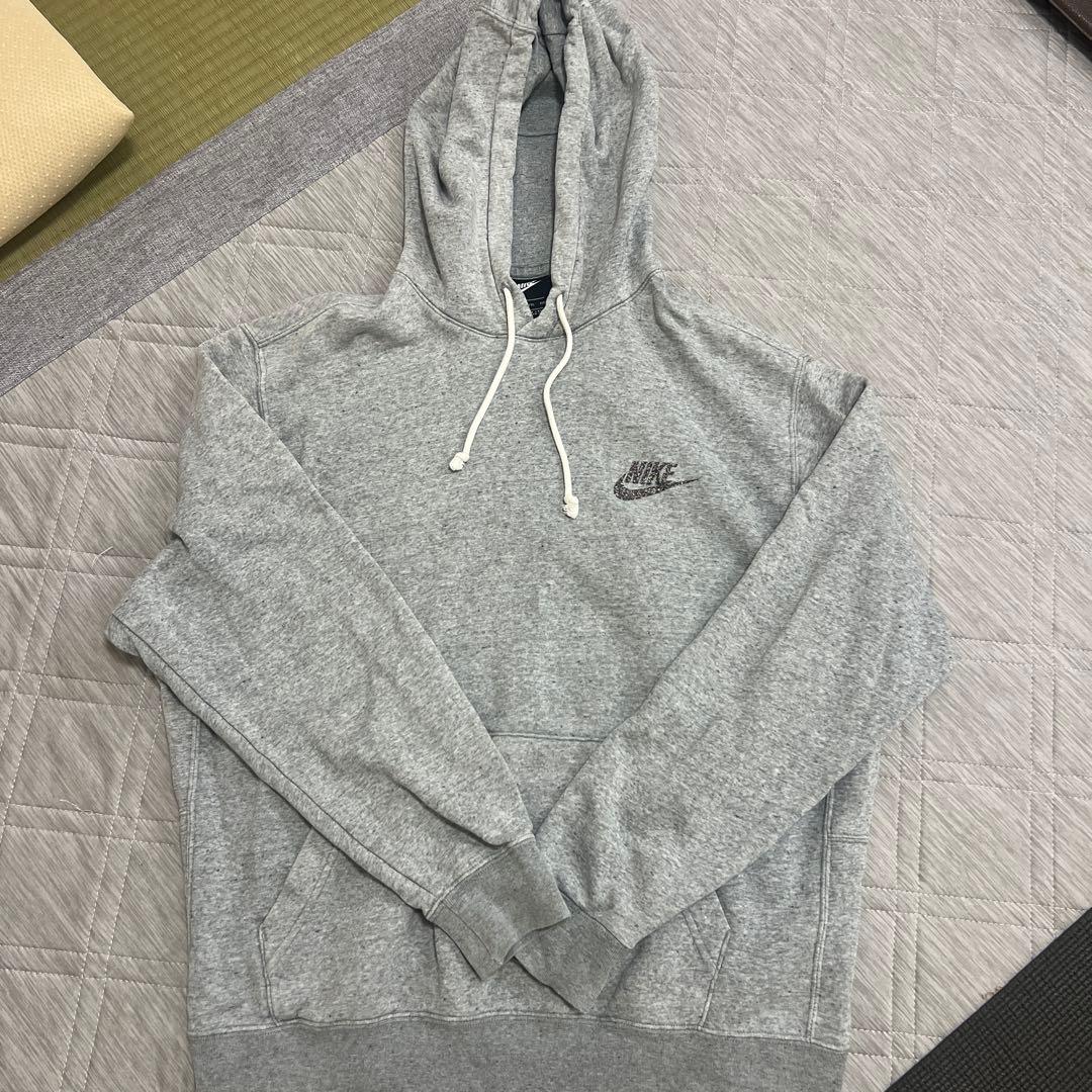 Nike グレー フード付きパーカー XXL - メルカリ