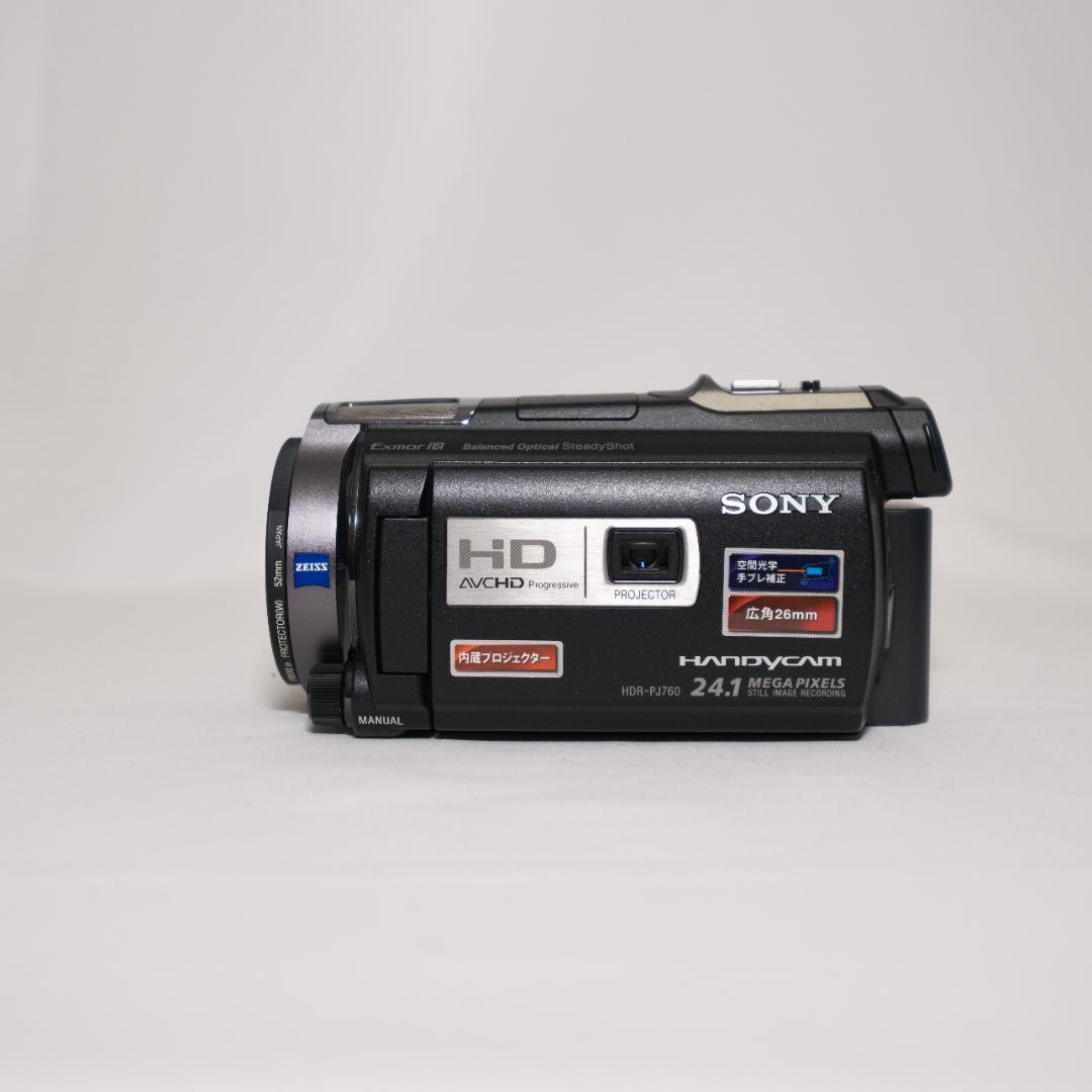 SONY HANDYCAM ブラック HDR-PJ760V 【中古】 SONY（ソニー） 【中古】SONY ハンディカム HDR-PJ760V デジタルビデオ