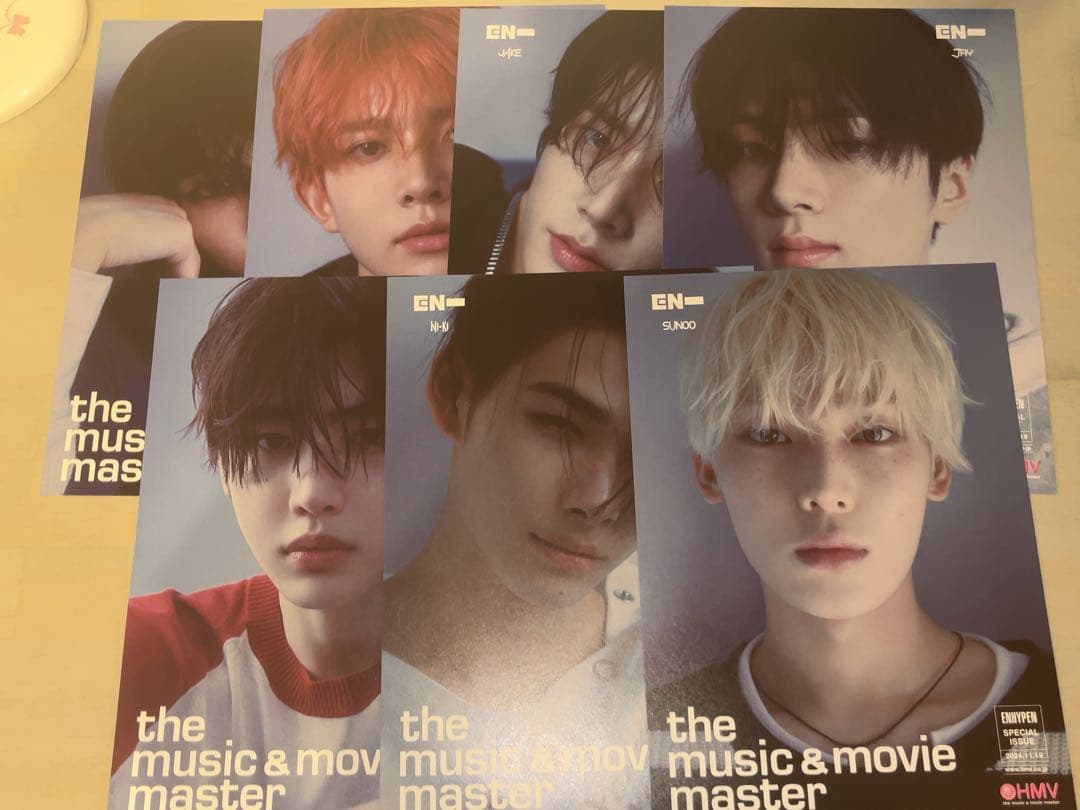 enhypen daydream hmv フライヤー 7種コンプリート オンライ