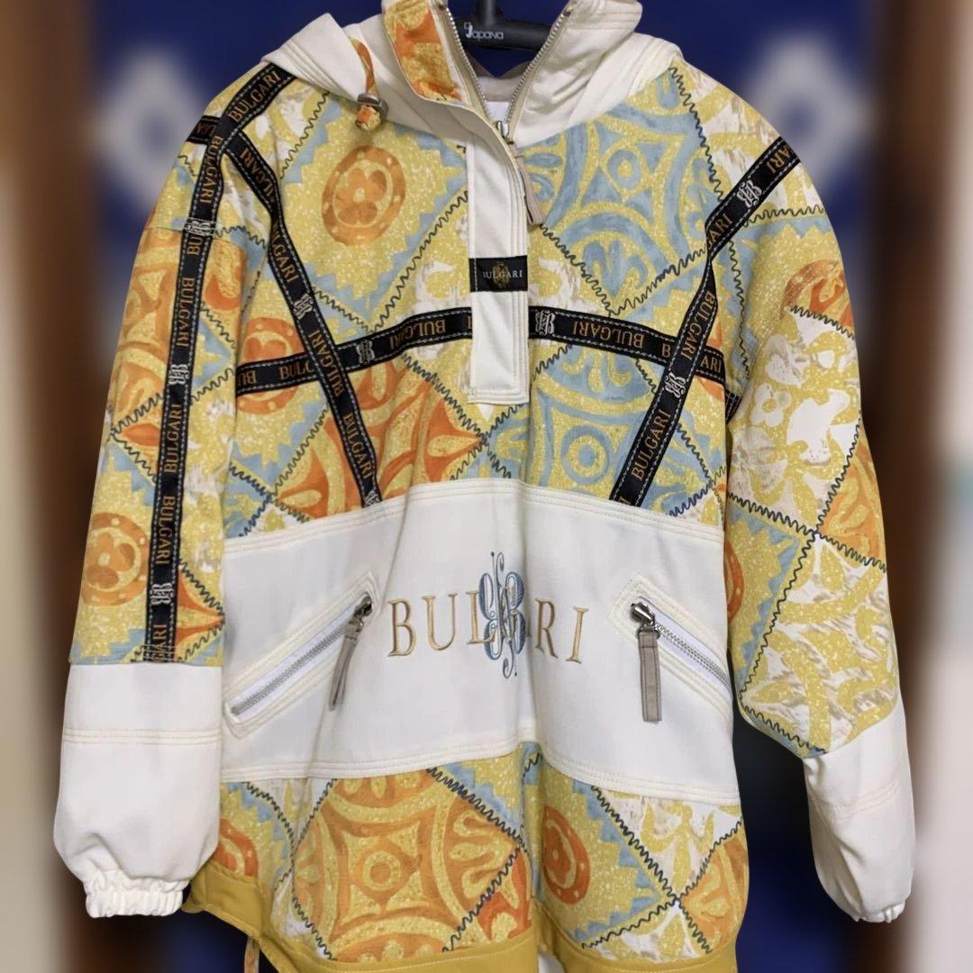 約30年前レトロ 90年代 ブルガリ スキーウェア上下セット超美品Lサイズ