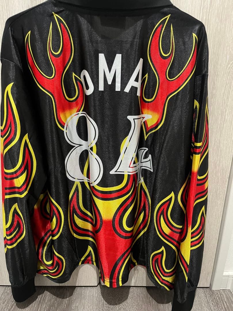 oMA 炎デザインサッカー長袖ユニフォーム川口能活アトランタ五輪日本代表