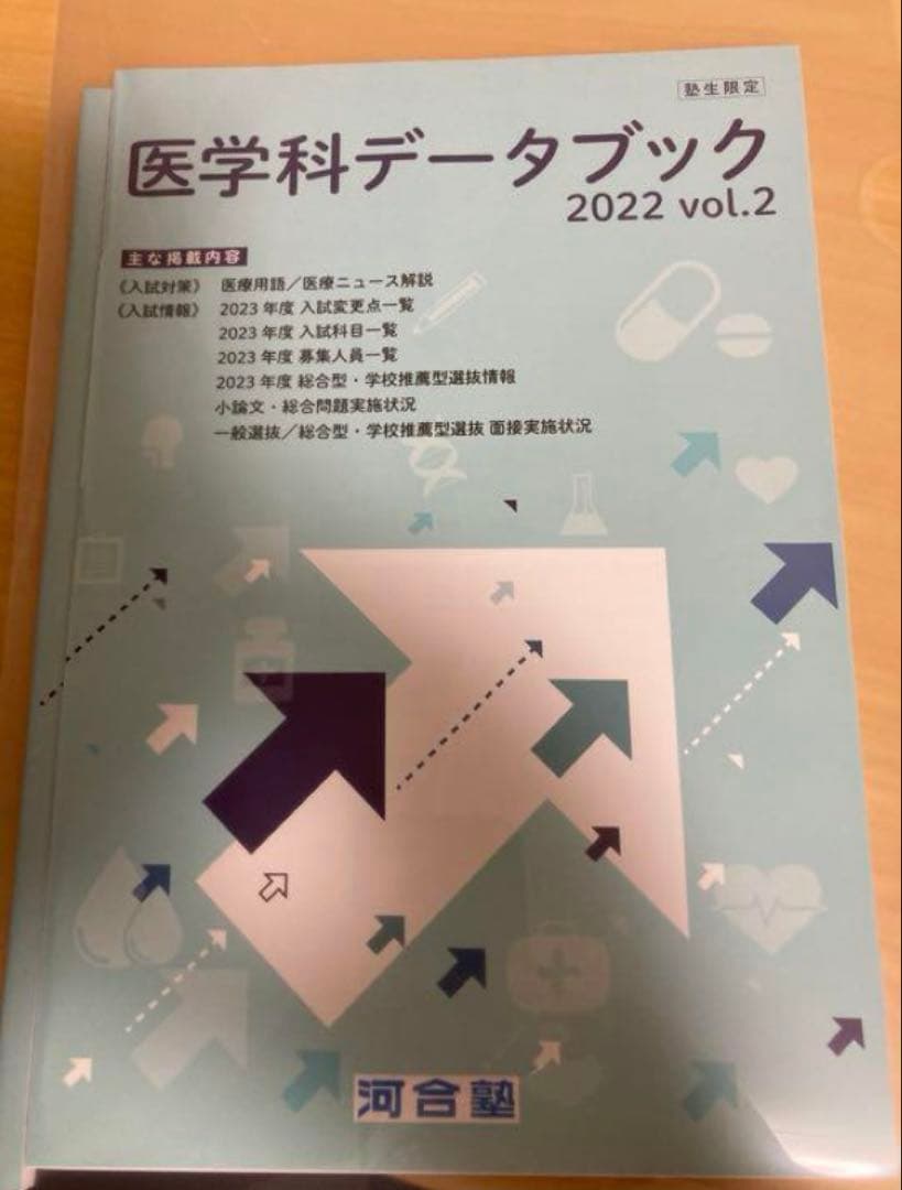 裁断済み 河合塾 医学科データブック 2022vol.2 - メルカリ
