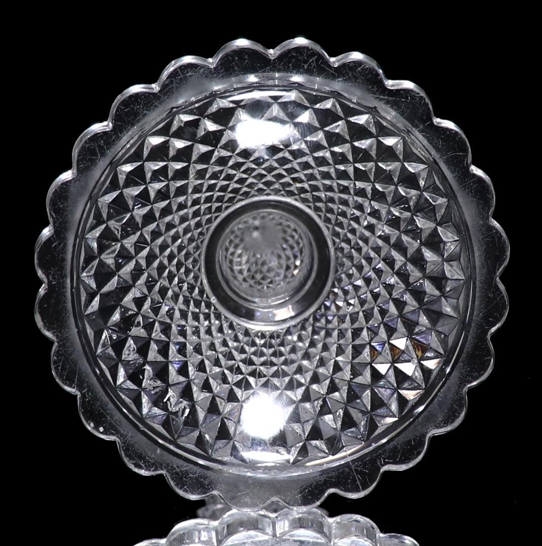 オールド・バカラ 珍品 キャンドルホルダー 19.8cm ディアマン ビゾー