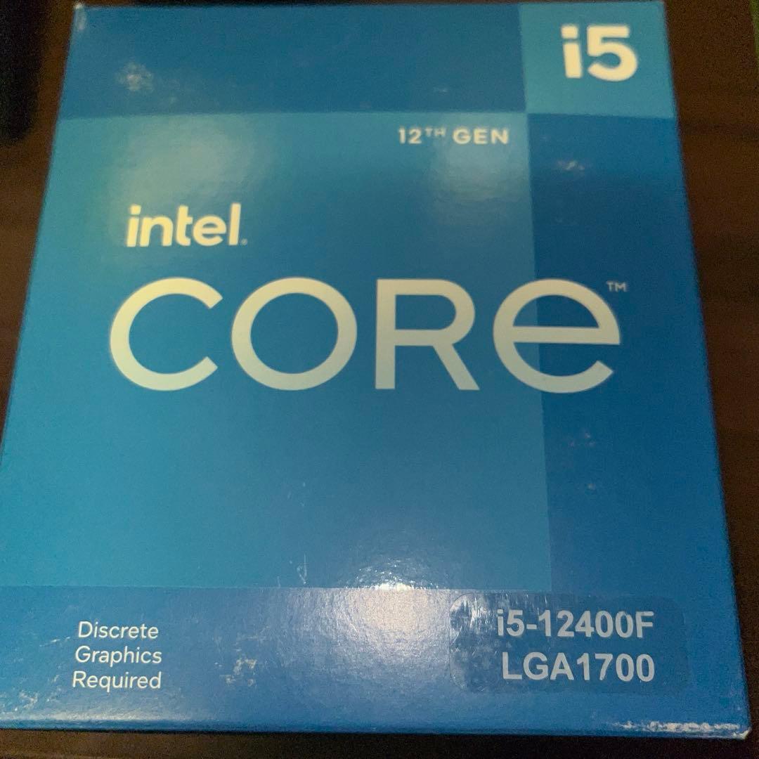 第12世代core i5 12400F※値下げ交渉受け付けます。プロフ説明欄必読