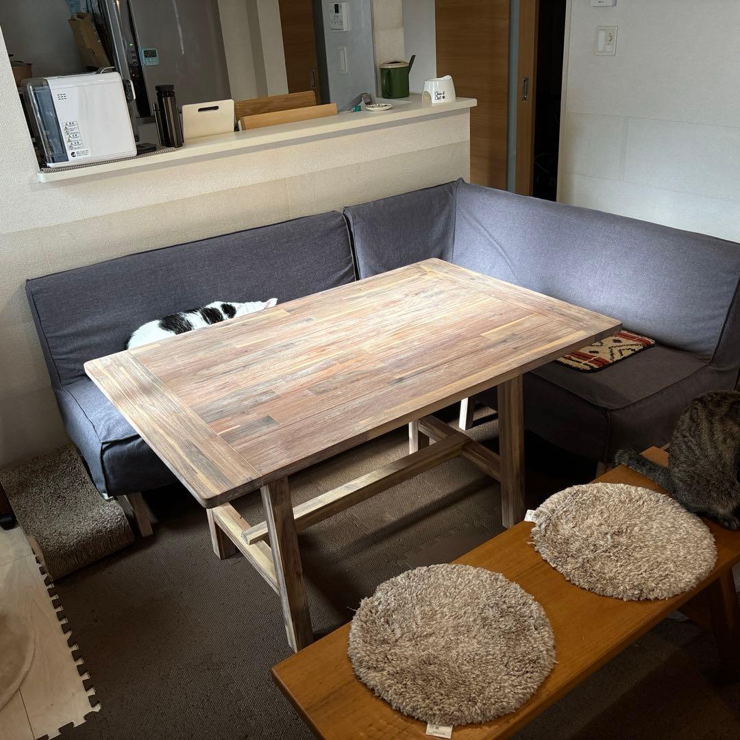 ウニコ unico マノア MANOA ダイニングテーブル - メルカリ