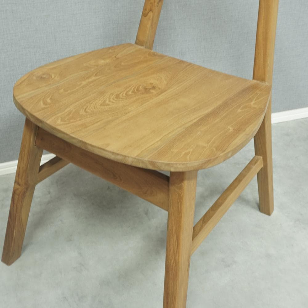 チークチェア（ナチュラル） ダイニングチェア 無垢 teak シンプル