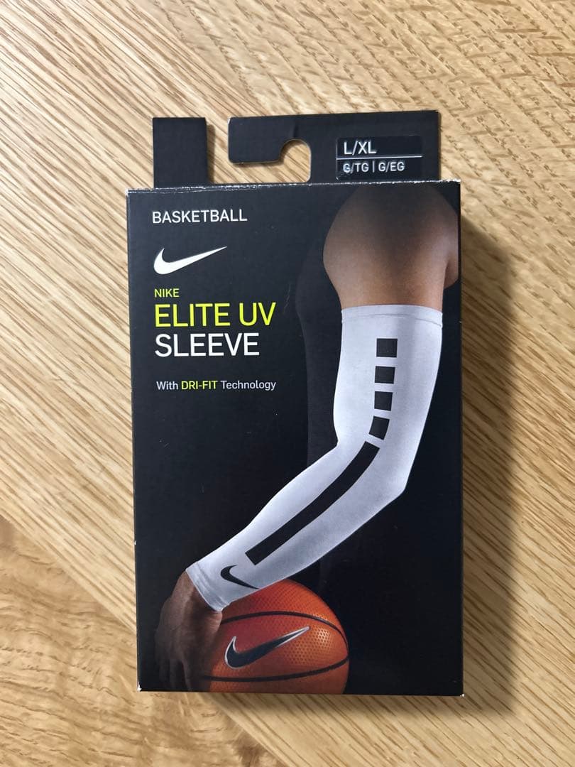 新品】NIKE エリートUV アームスリーブ L/XL ホワイト バスケ - メルカリ