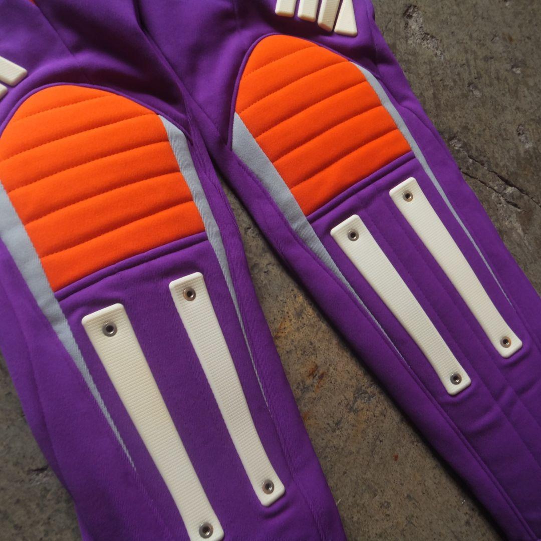 DESCENTE スキーウェア 紫 オレンジ - メルカリ