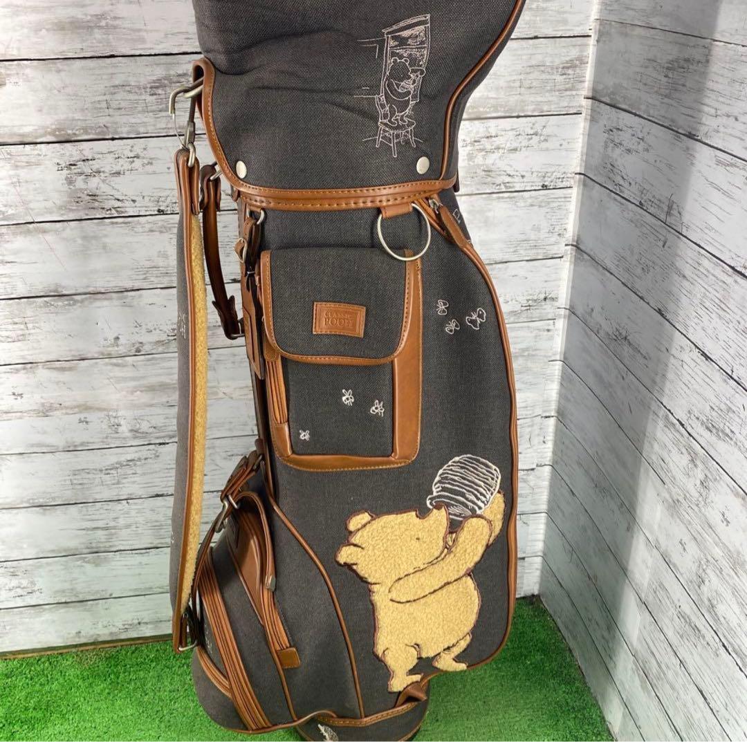 クマのプーさん キャディバッグ ゴルフバッグ - メルカリ