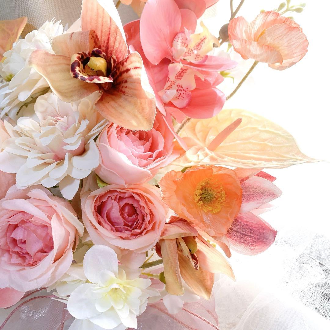 ヘッドパーツプレゼント ウエディング アーティフィシャルフラワー