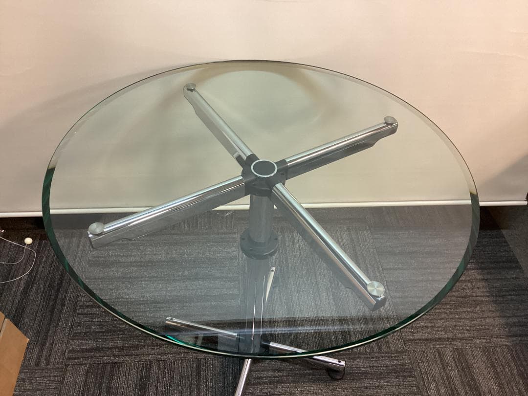 希少 1台のみ USM キトス ラウンドテーブル 丸 795Φ ガラス - メルカリ