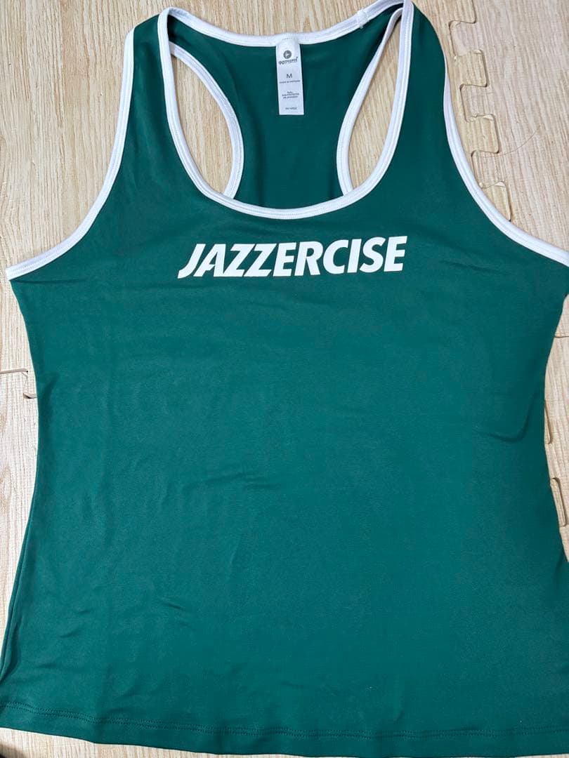 JAZZERCIZE ジャザサイズ グリーンタンクトップ M - メルカリ