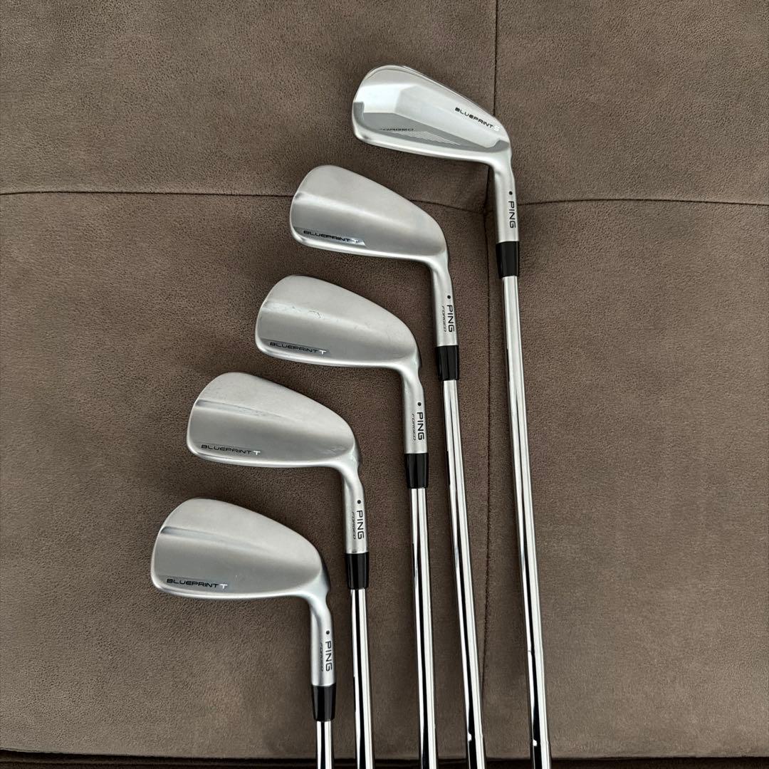PING BLUEPRINT S/T アイアンセット 5本 ブループリント S アイアン(5本セット) ダイナミックゴールド レフティ