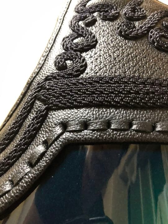 剣道 胴 稲妻グリーン ヤマト胴 ヘリ折返し 新品未使用 面 小手 垂