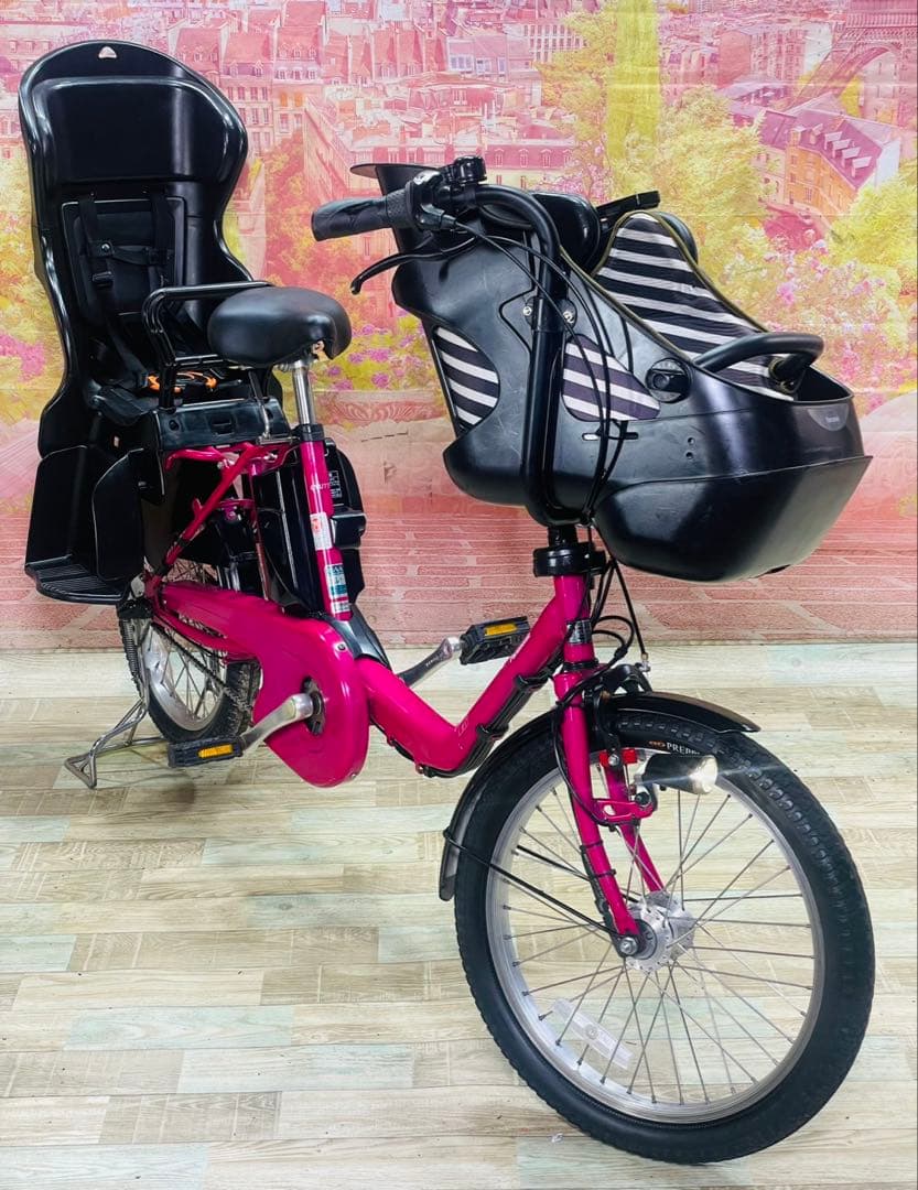 ZK3500 「大容量13.2Ah」電動自転車パナソニック 子供乗せ 20インチ