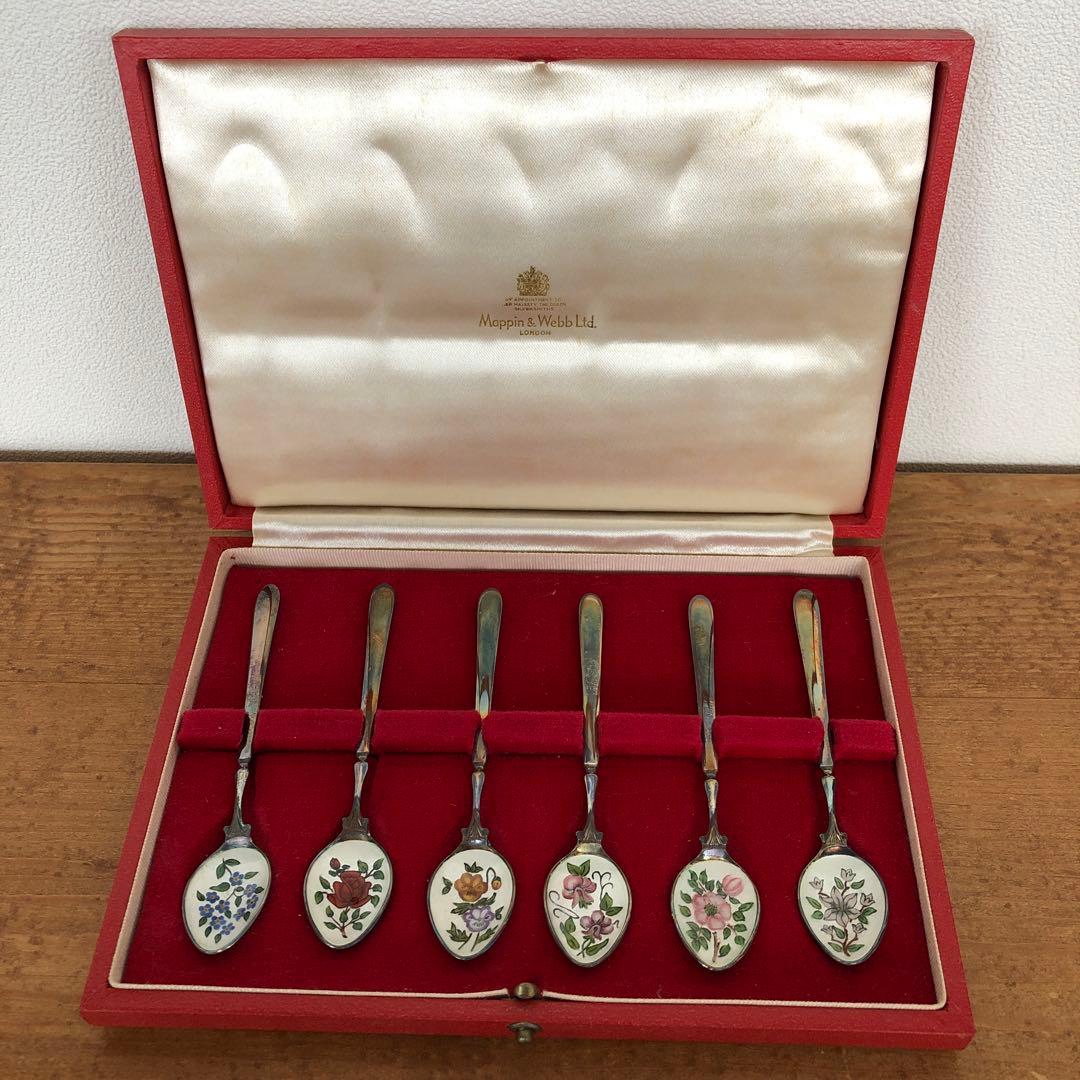 ビンテージ　純銀製　S.J.Rose & Son デミタススプーン　アンティーク