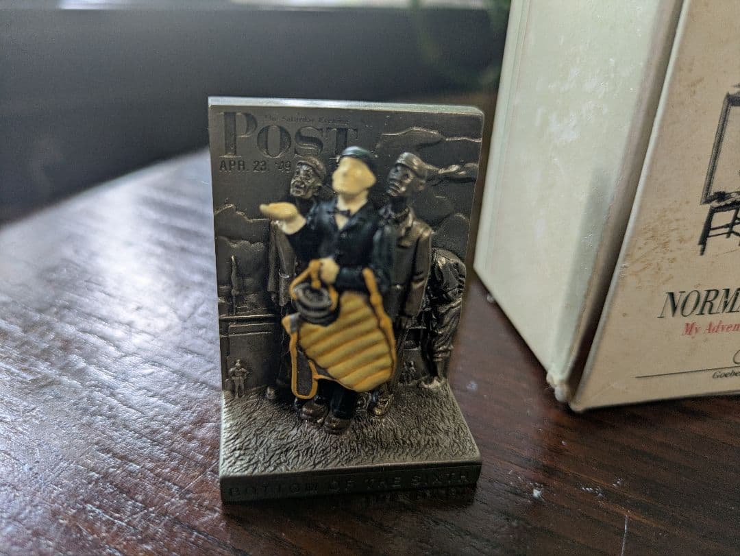 希少 ノーマン・ロックウェル 六回裏 野球 メジャーリーグ - メルカリ