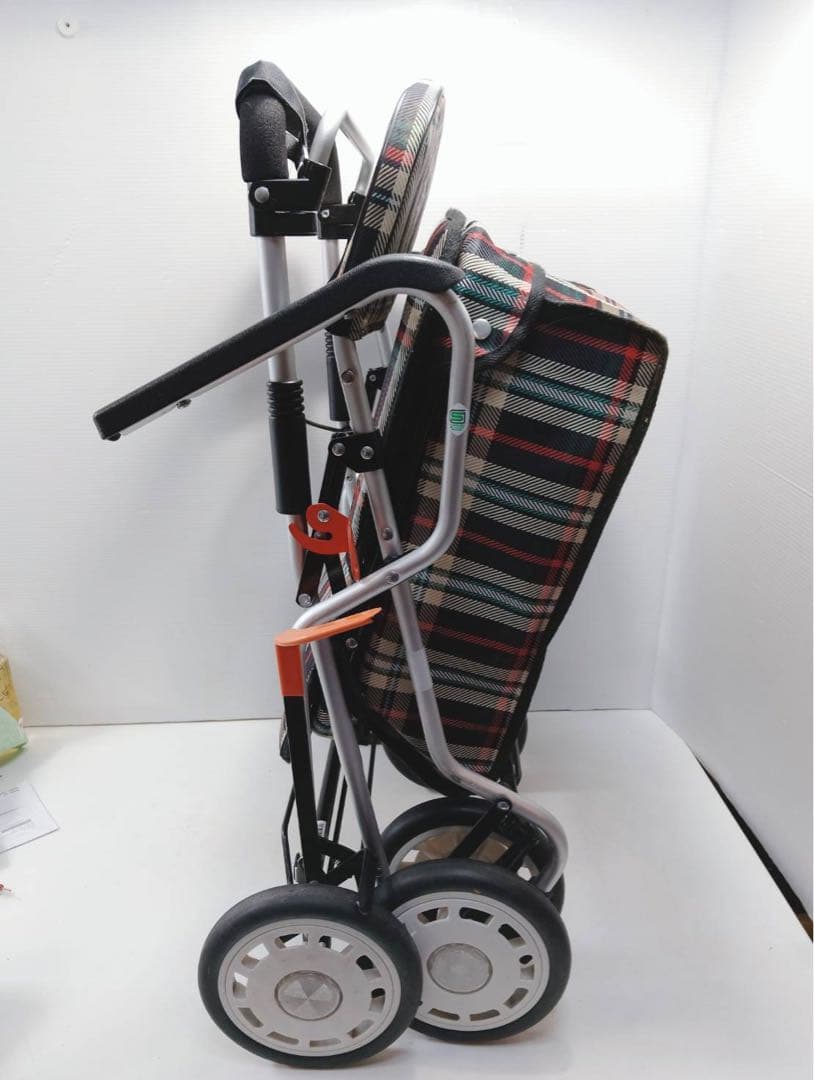 G2097 ichigo ichie 軽量アルミ製 歩行補助車 座面付き