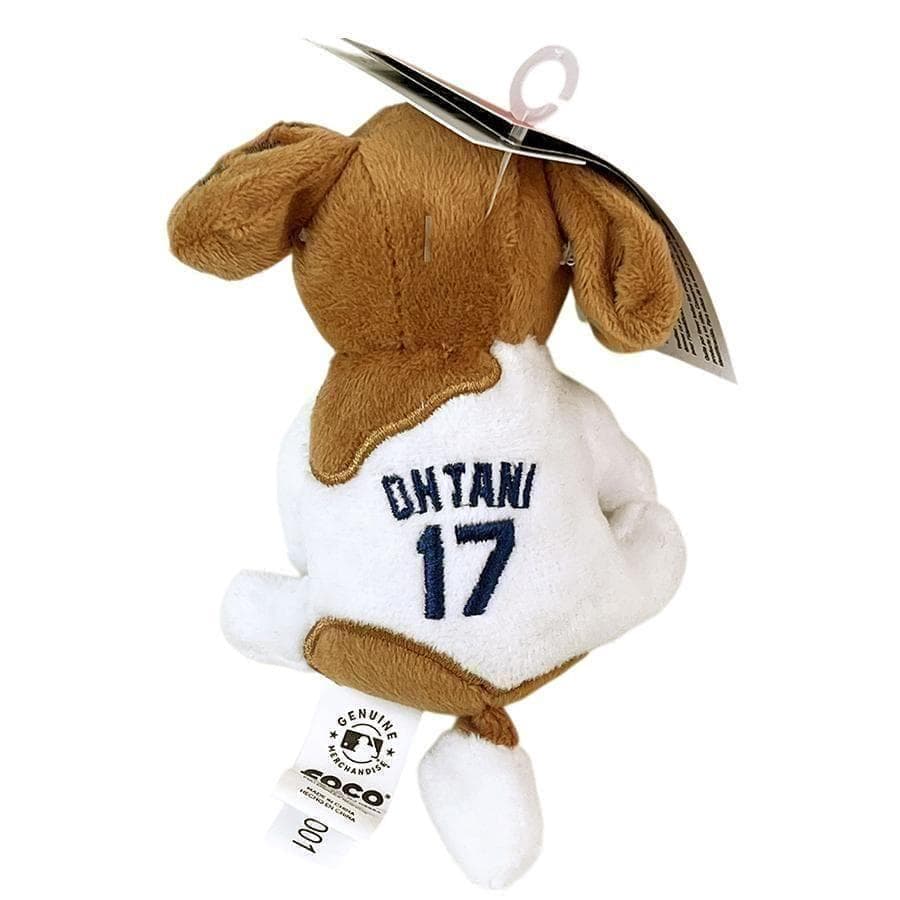 新品ドジャース限定MLB公式大谷翔平デコイいぬ犬キーホルダーデコピン