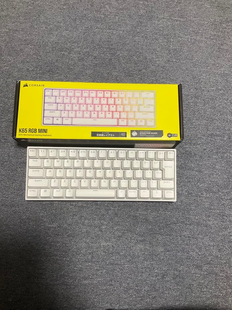 Corsair K65 RGB MINI ホワイト CORSAIR製ゲーミングキーボード K65 RGB MINI White (CH-9194114-JP