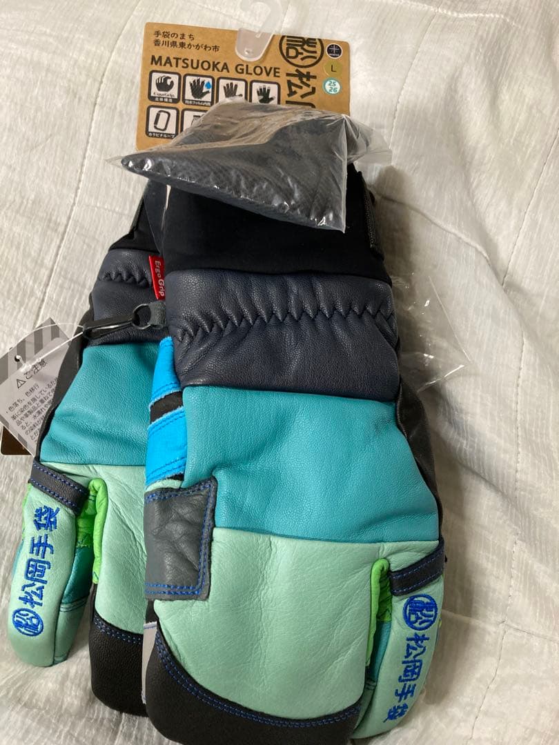 松岡手袋　新品送料込み　L 定価25850円　ESK-2430 松岡手袋 スキー手袋 スキー グローブ サイズL 牛革 やぎ革 限定生産