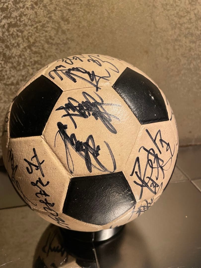 最終値下 Jリーグガンバ大阪サイン入りサッカーボール 1993年 最終値下