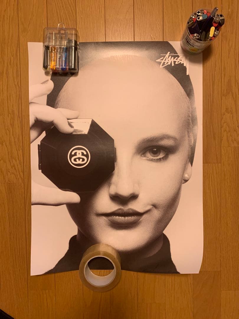 STUSSY カールラガーフェルド追悼記念 非売品ポスター - メルカリ