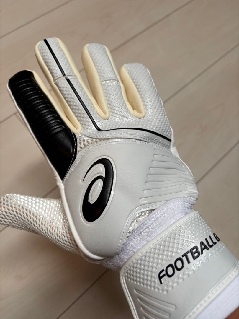 アシックス キーパーグローブ ホワイト 川口能活 廃盤 - メルカリ