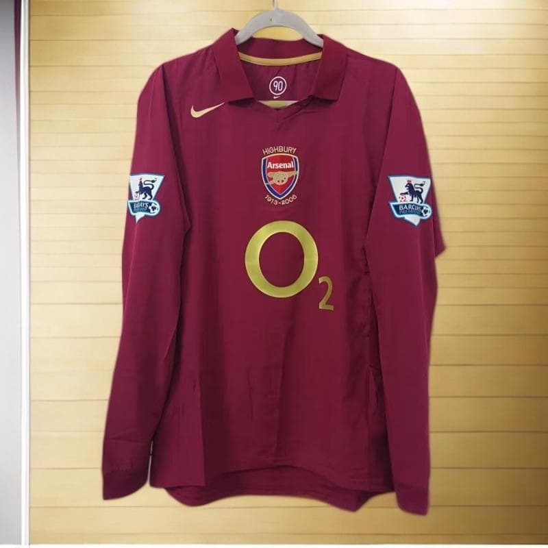 05-06 アーセナル ヘンリー 14番 長袖 シャツ HENRY - メルカリ