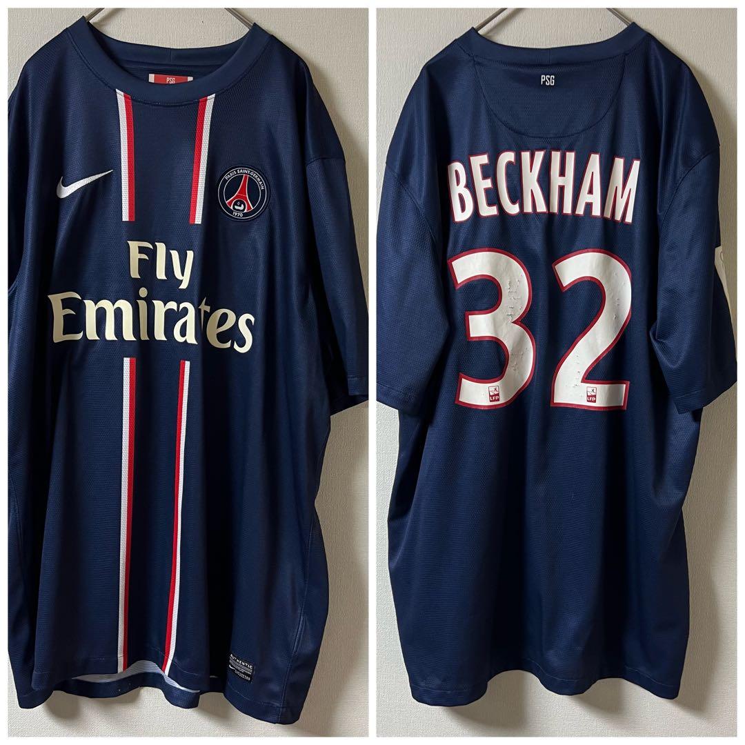 NIKE/PSG パリサンジェルマン ベッカム ユニフォーム/XL/ネイビー