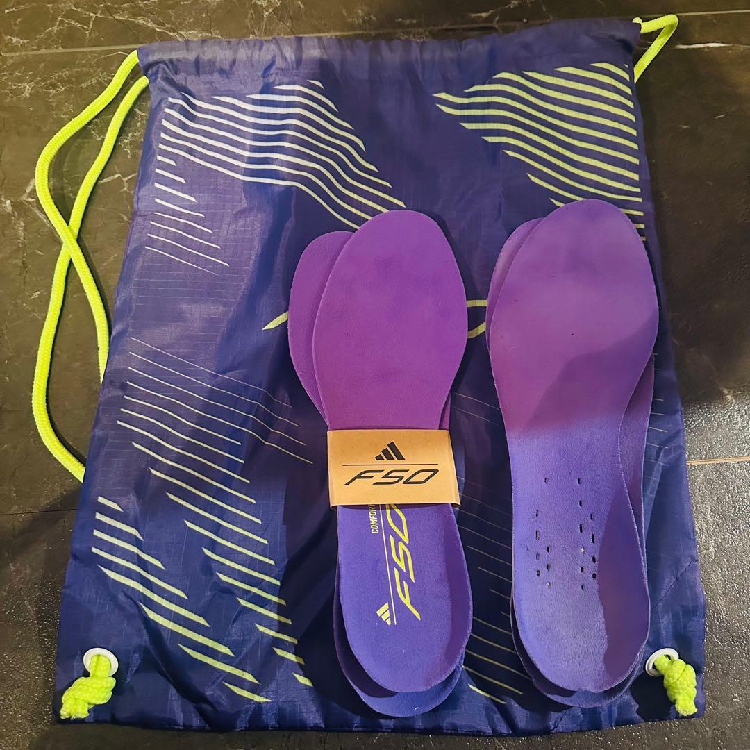 adidas F50 ELITE AGサッカーシューズ 紫/緑　25.5cm