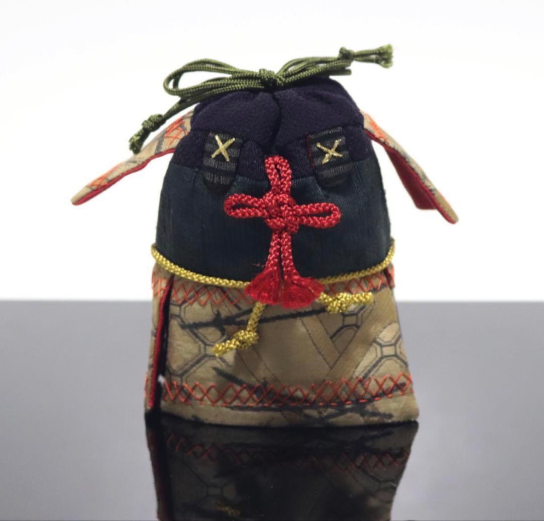 【端午の節句】昔農尚枝 古布細工/鎧（よろい）の香袋と菖蒲