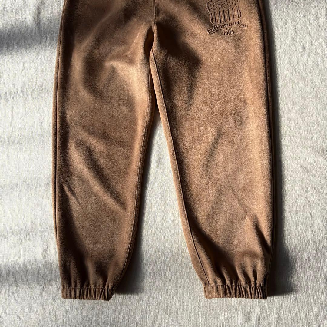 AVIREX フェイクスウェード セットアップ ジャージ ベロア ベージュ