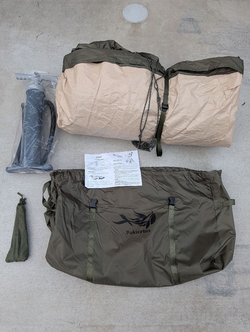 Pakicetus（パキケトゥス） エアテント／グリーン - メルカリ