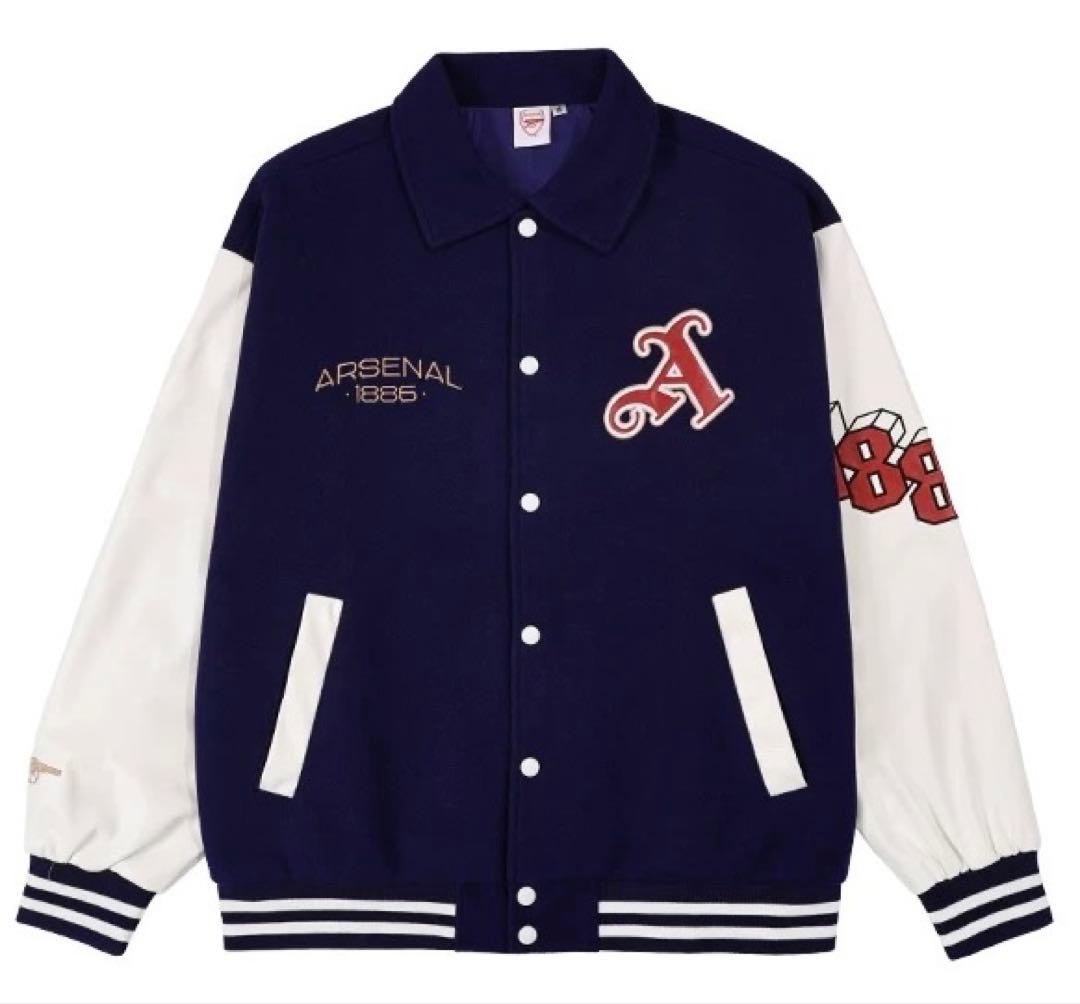 アーセナル スタジャン ネイビー Lサイズ - メルカリ