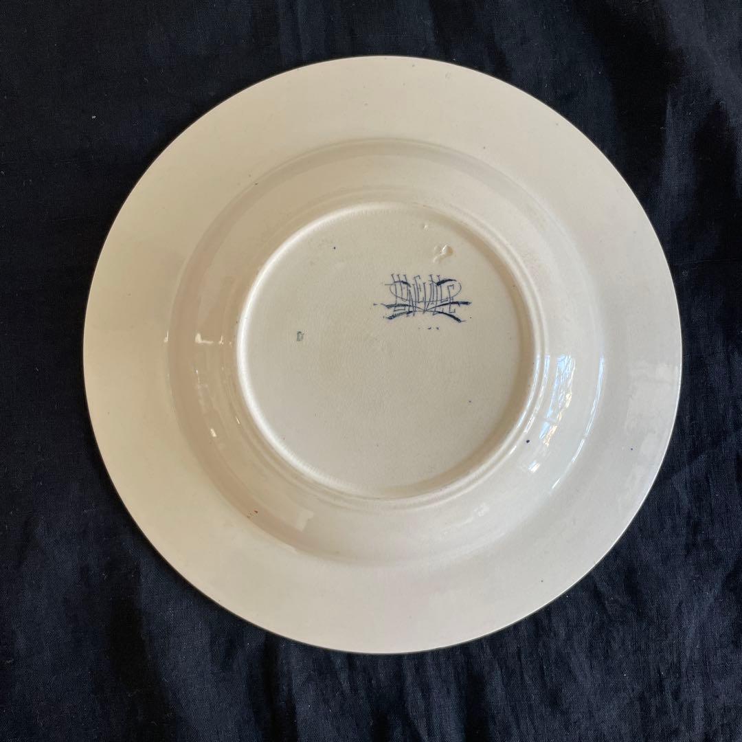 週末値下げ リュネヴィル窯 ロレーヌ十字 スープ皿 アンティーク 皿