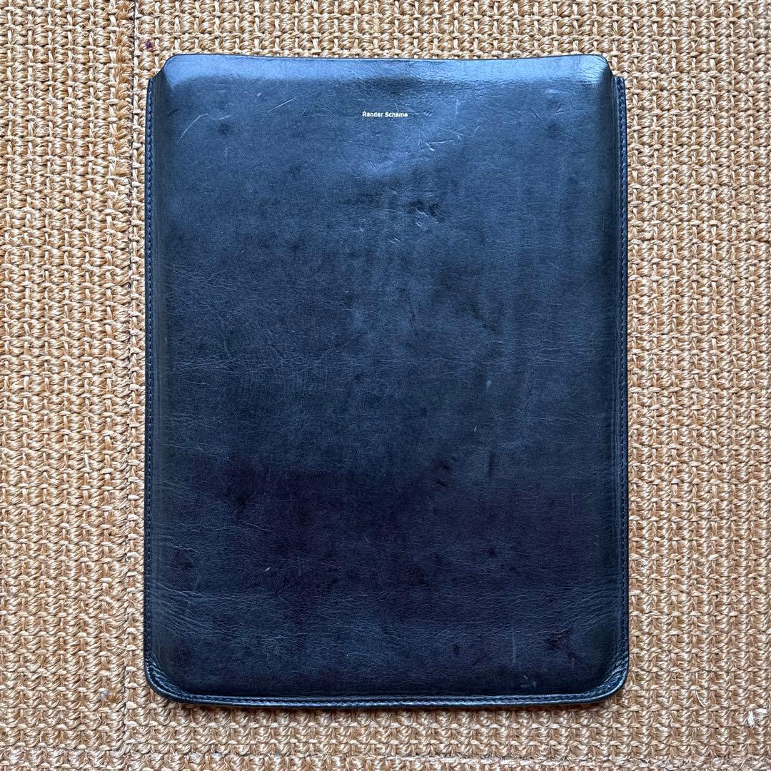 Hender Scheme 黒レザー ノートPCケース 13inch 楽天市場】エンダースキーマ Hender Scheme 13インチ パソコンケース