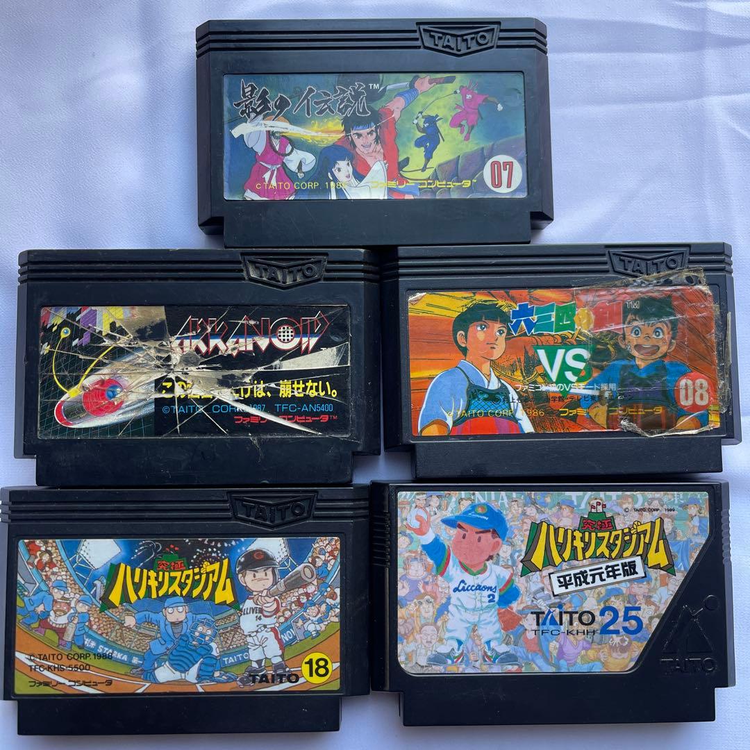 TAITOファミコンカセット5本セット［影の伝説他］ - メルカリ