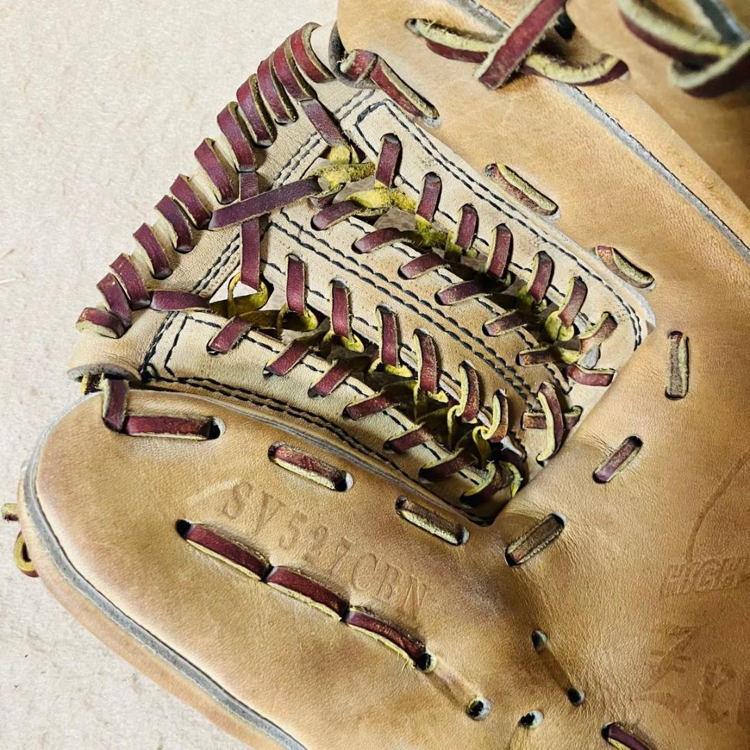 希少】Zeems SV527CBN グローブ キャメル ジームス 小指二本可能