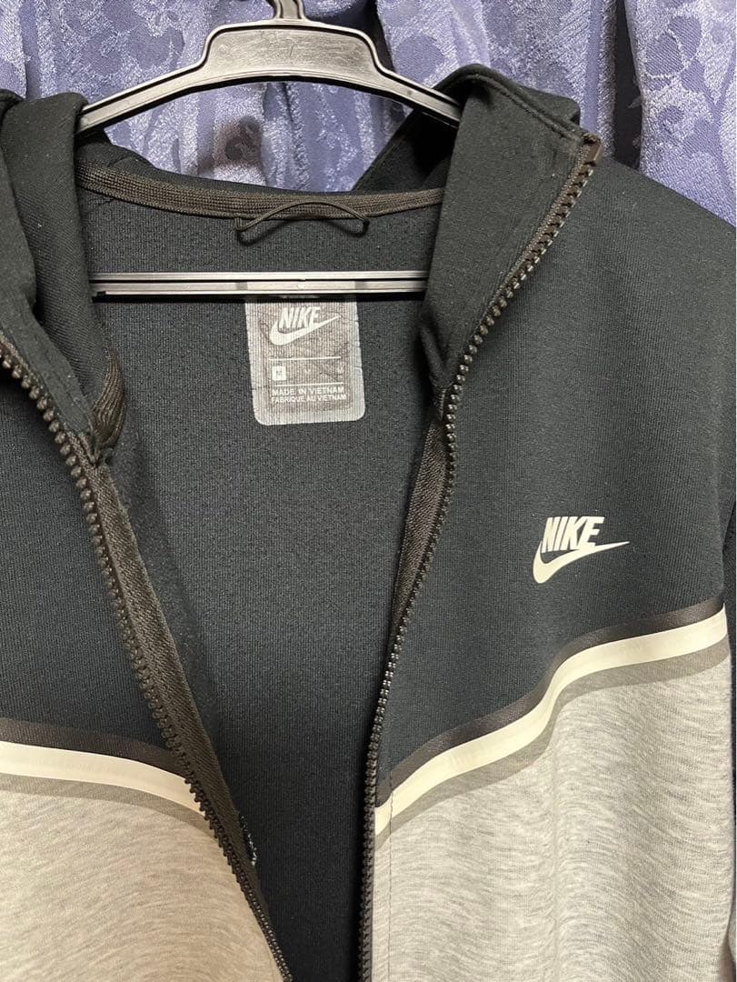 NIKEテックフリース【black＆gray】黒グレー - メルカリ