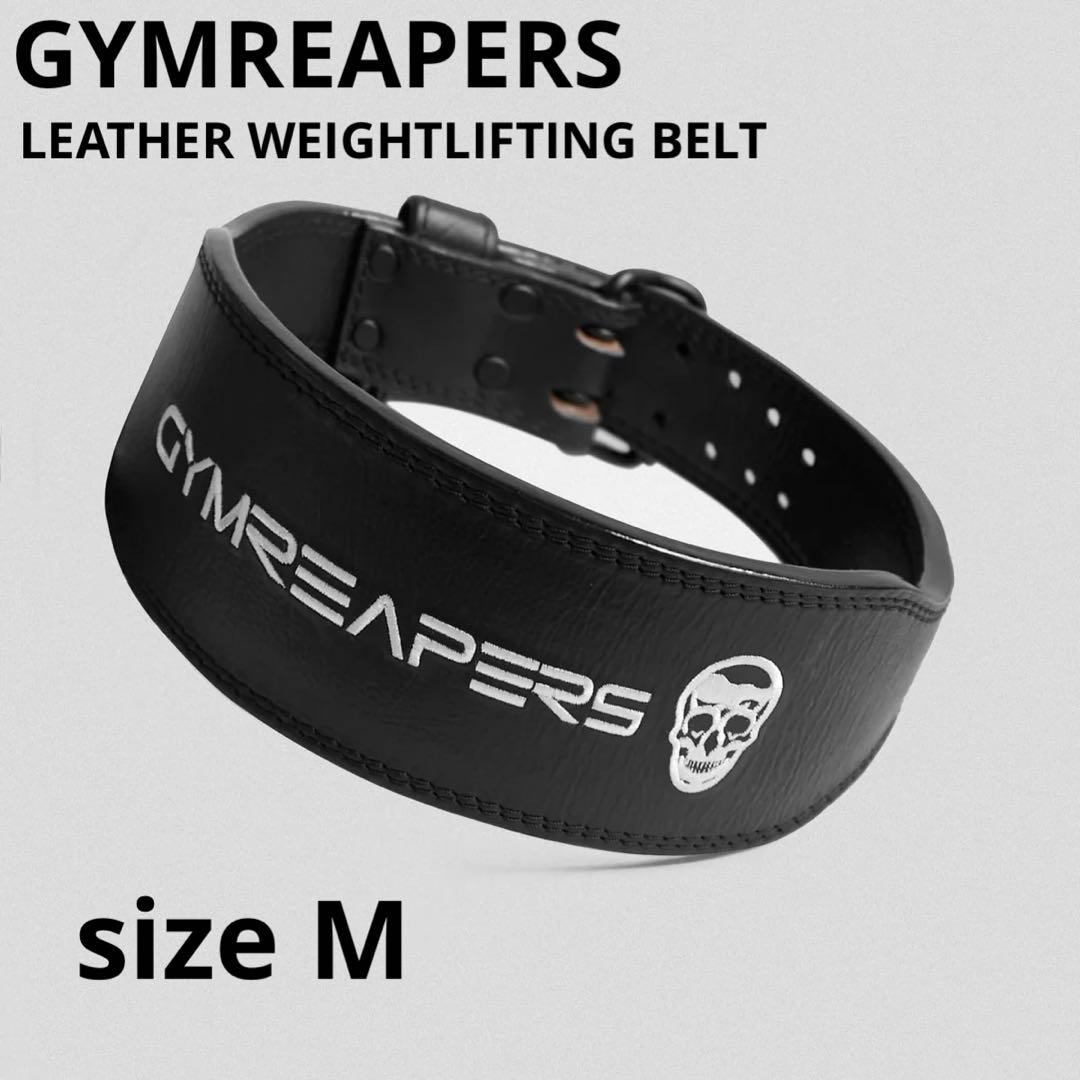 ウエイトトレーニング LEATHER WEIGHTLIFTING BELT Gymreapers Leather Weightlifting Belt