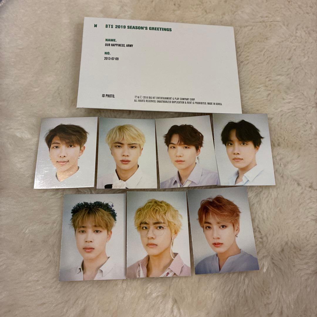 BTS IDフォト シーグリー 2019 - メルカリ