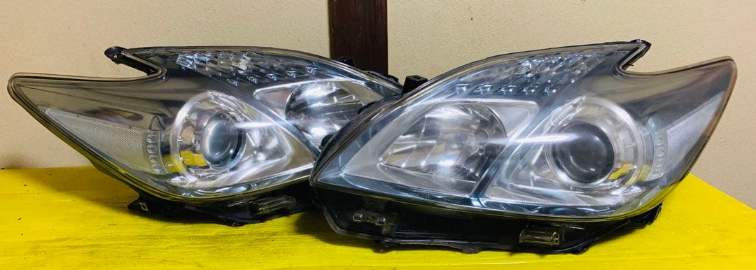 トヨタ プリウス 30系 前期 純正ヘッドライト左右セット 送料無料 30系 前期 プリウス 純正2眼LEDヘッドライト 左右セット CPU