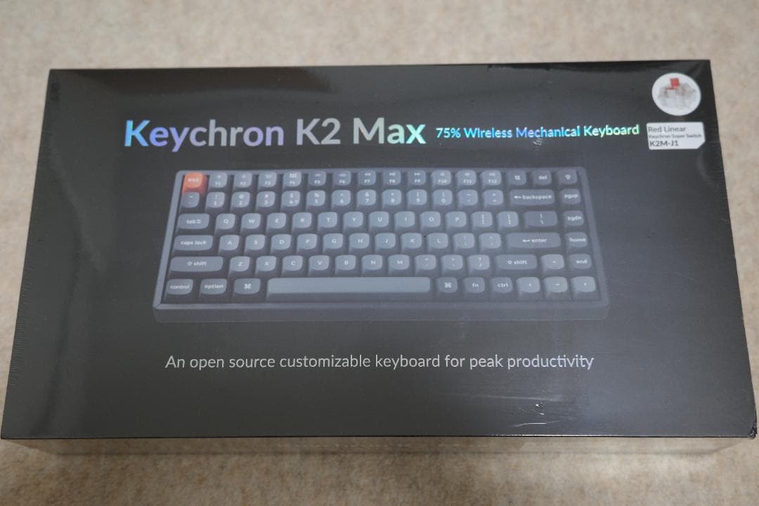 Keychron K2 Max 英語US配列 赤軸 RGB 未開封新品 Keychron K2 Max 英語US配列 赤軸 RGB 未開封新品 - メルカリ