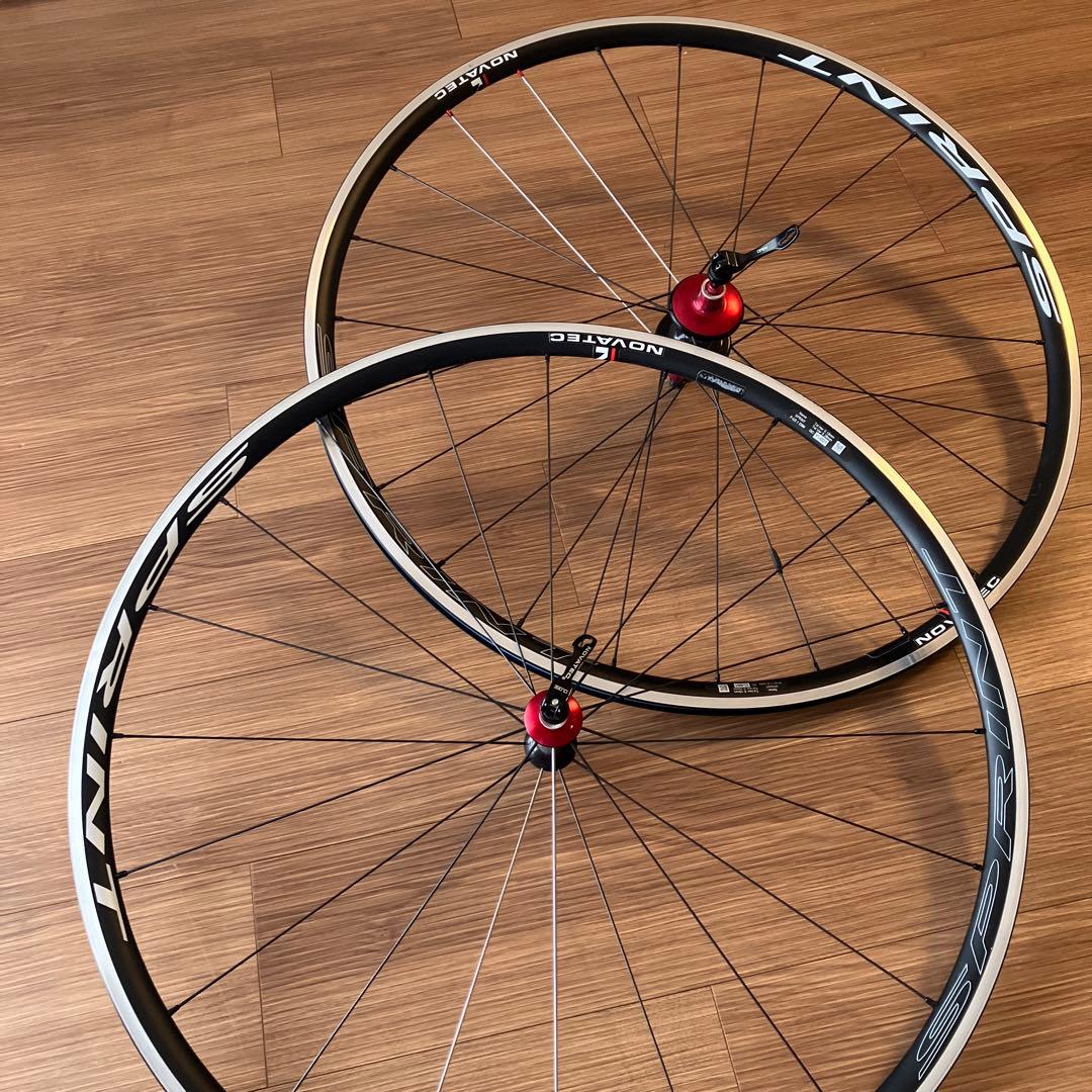 ロードバイクホイール 前後セット ノバテック スプリント - メルカリ