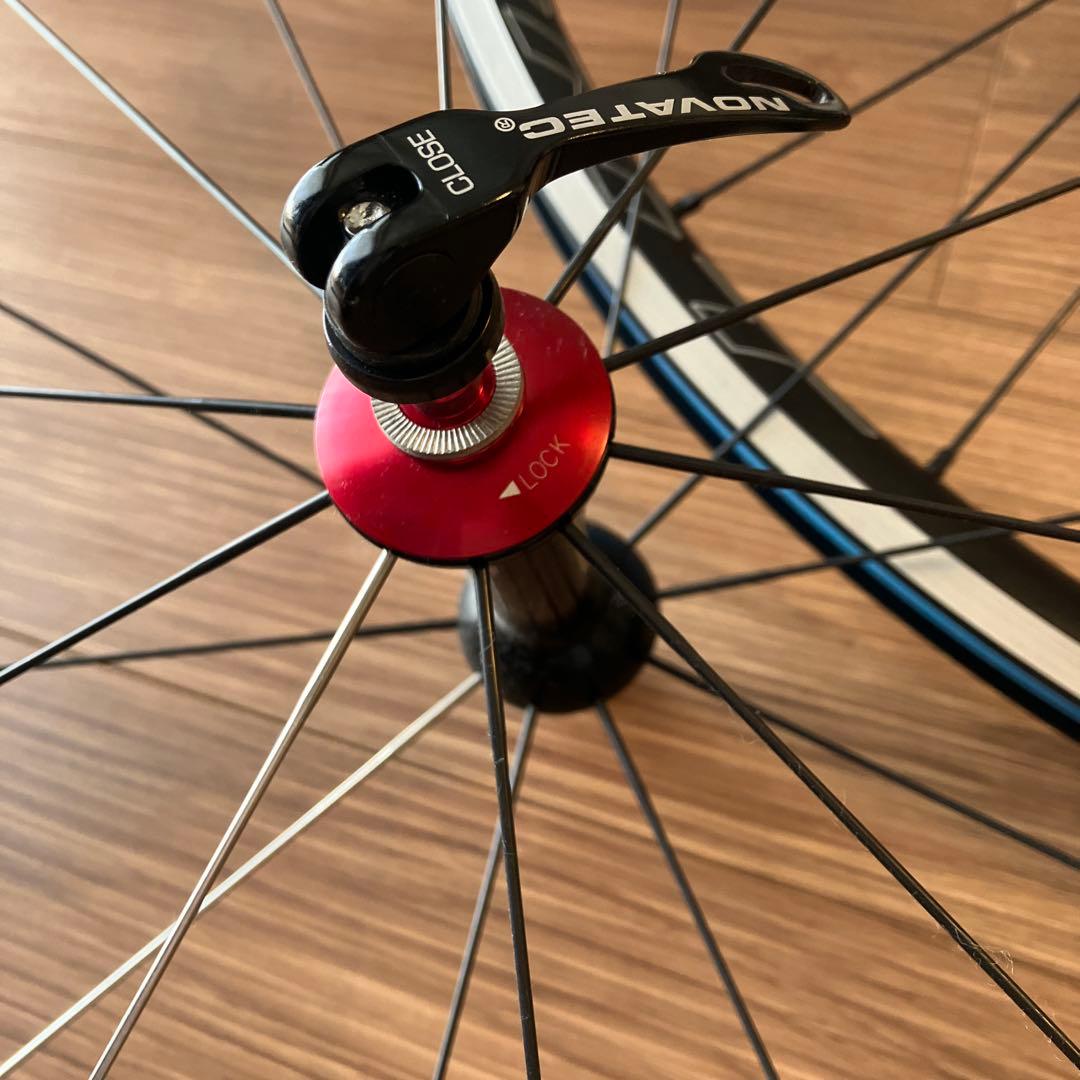 ロードバイクホイール 前後セット ノバテック スプリント - メルカリ
