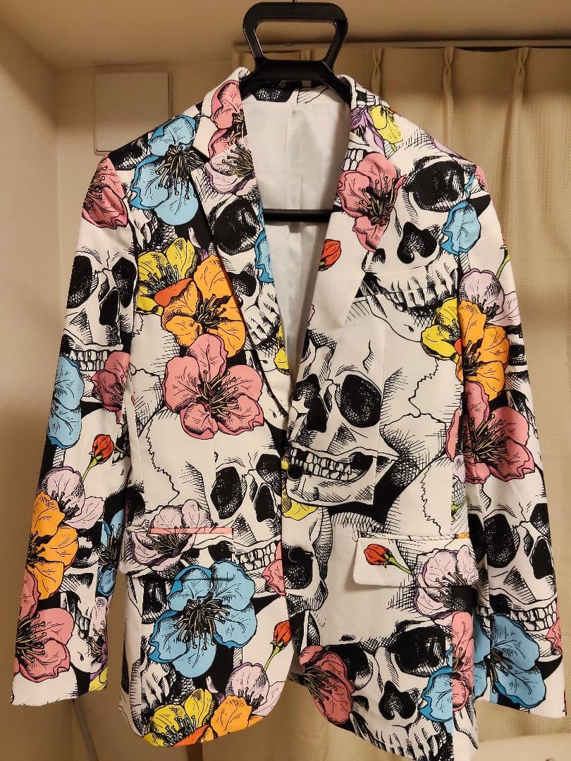 ラウドマウス　LOUDMOUTH スカル花柄 ジャケット ラウドマウス LOUDMOUTH スカル花柄 ジャケット - メルカリ