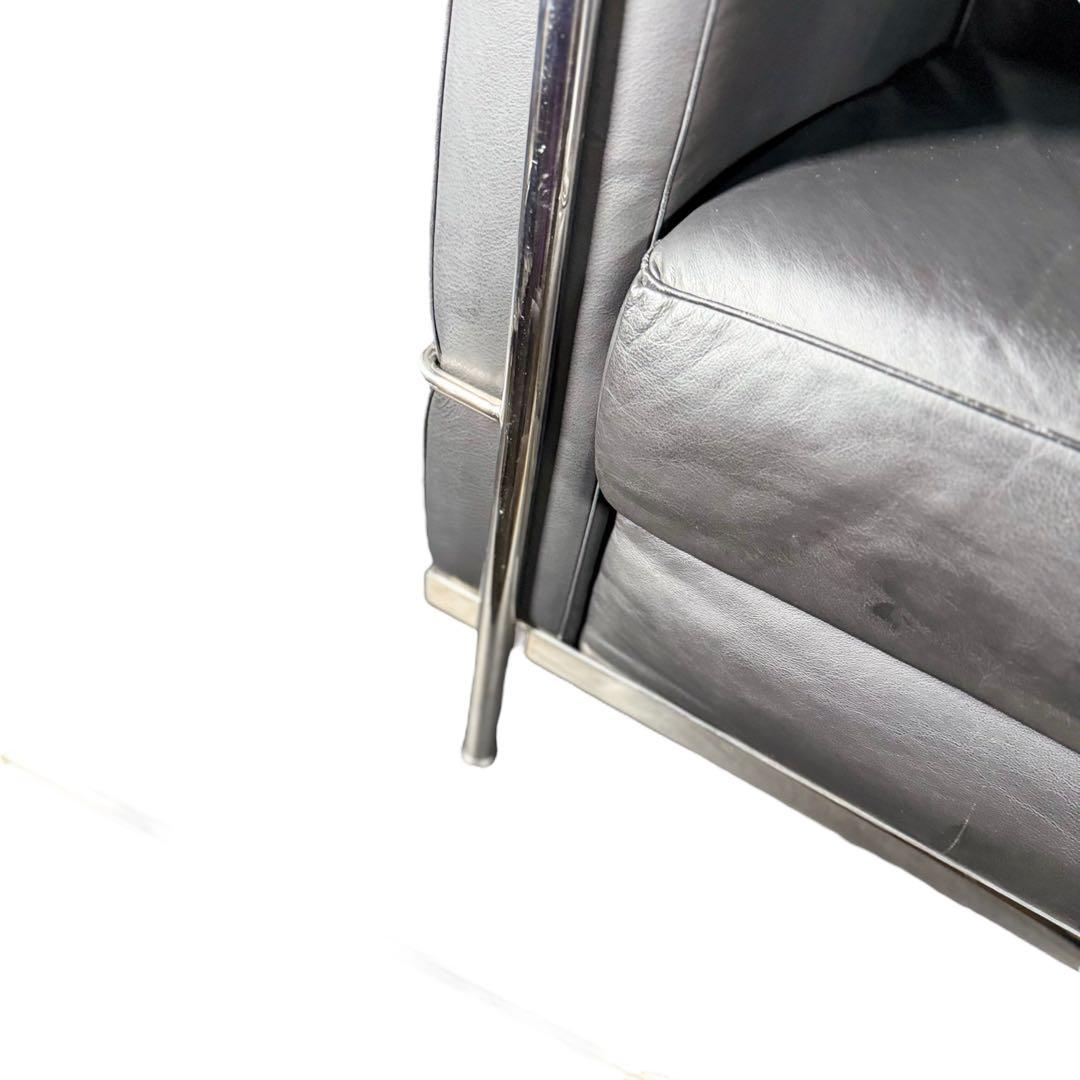 HR730 【本総革】ル・コルビジェ LC2 リプロダクト シングルソファ