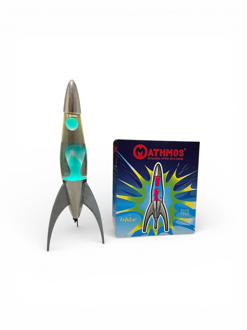 Mathmos マスモス　ラバライト　テルスター Telstar Silver Rocket Lava Lamp - Retro Rocket Lava Lamps